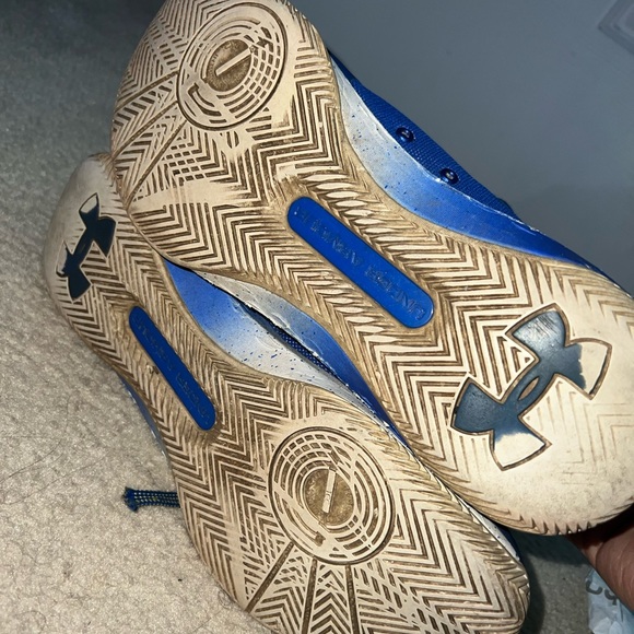 Under Armour Curry 3zero Team Royal Blue Basketball Shoes - Mens size 9.5 - Picture 7 of 8